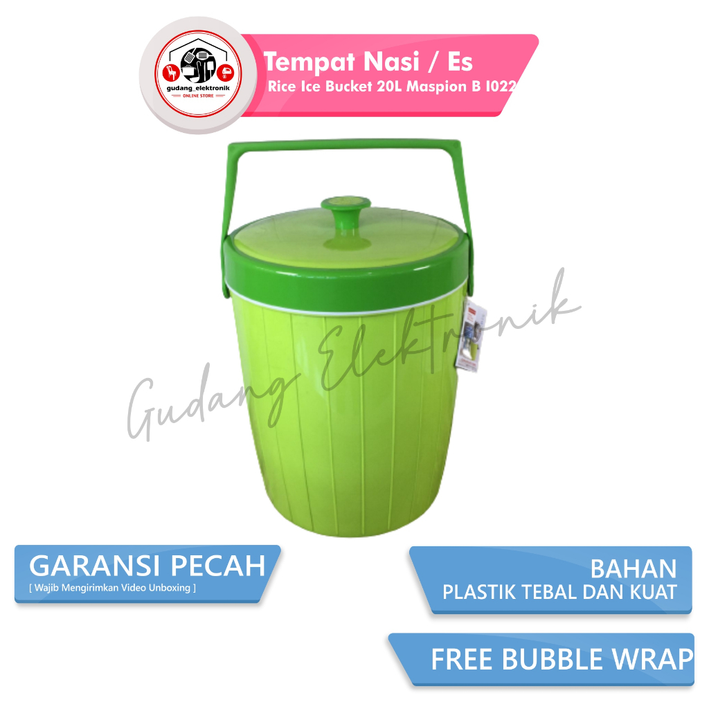 Maspion Ice Rice Bucket Tempat Es Tempat Nasi 20 Liter Maspion B I022