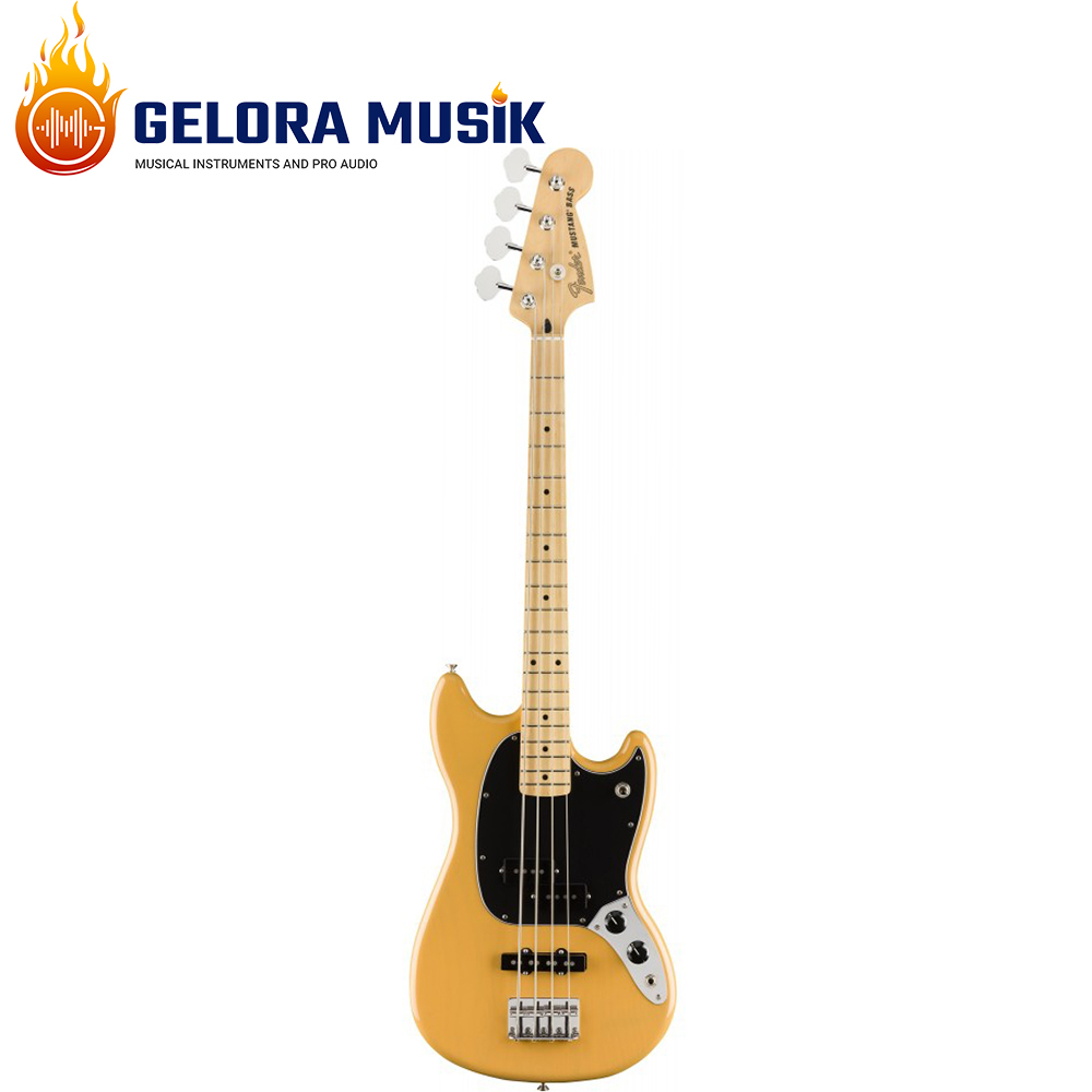 Gitar Bass Fender Limited Edition Player Mustang PJ, Maple FB, Butterscotch Blonde