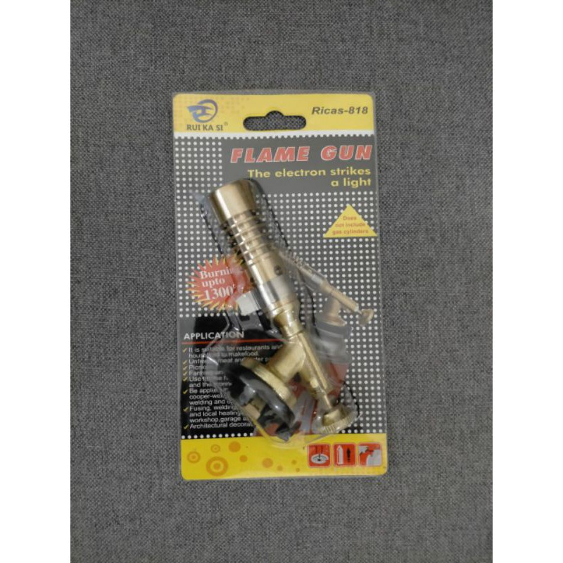 Flame Gun GAS TORCH FULL TEMBAGA (MBK-818) - MANUAL