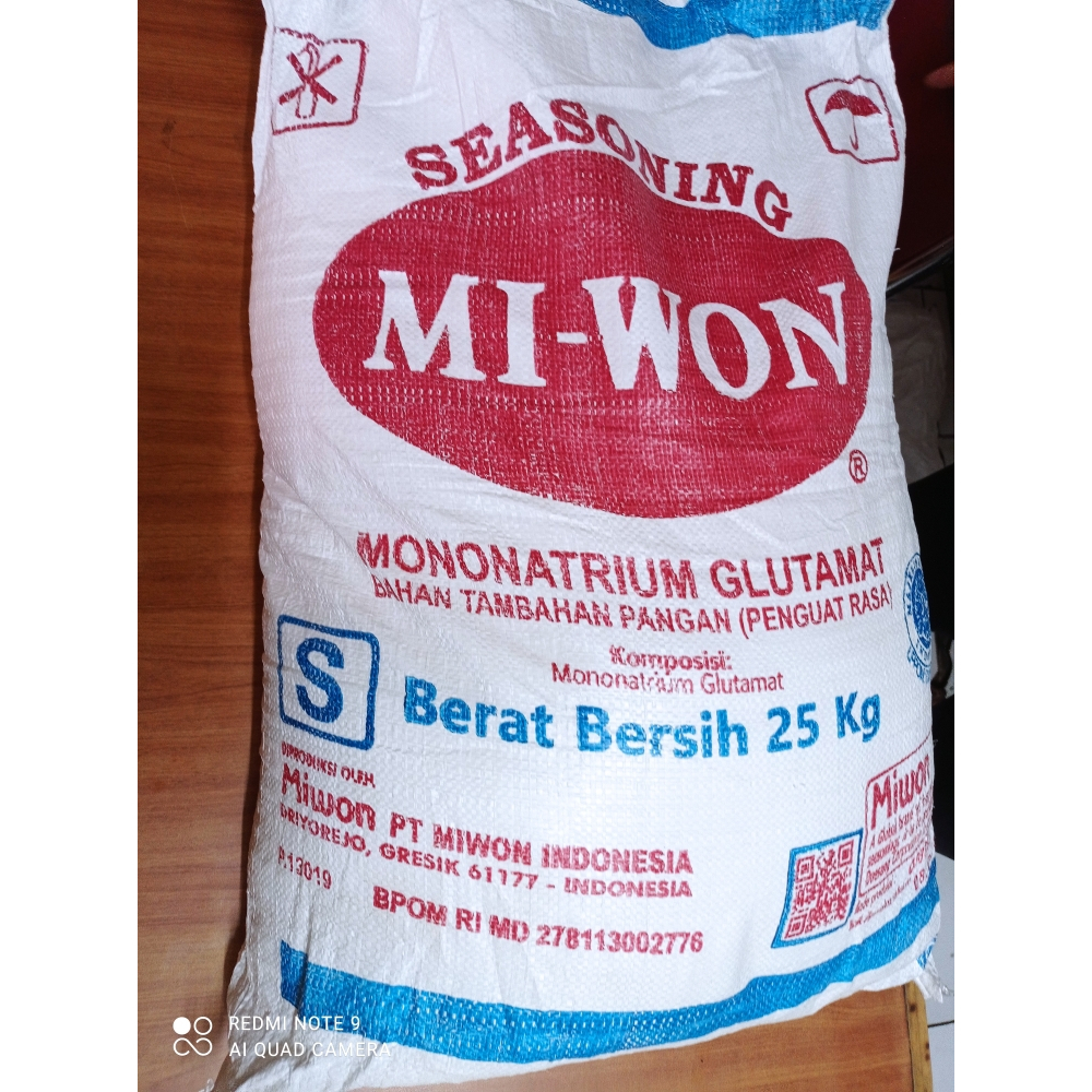 

MIWON MSG PENYEDAP RASA KARUNG UKURAN S 25KG