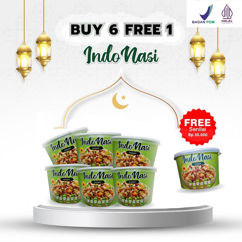 Beras Porang Indonasi 1 Cup | Beras Porang Instant