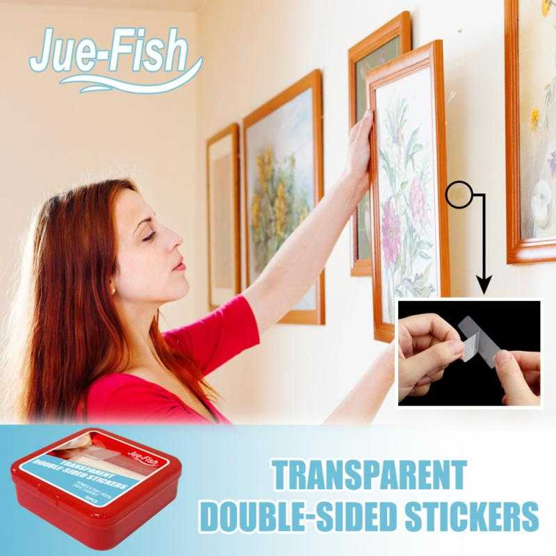 

Double Tape Washi Adhesive Selotip Perekat Tahan Air 60 PCS JF60