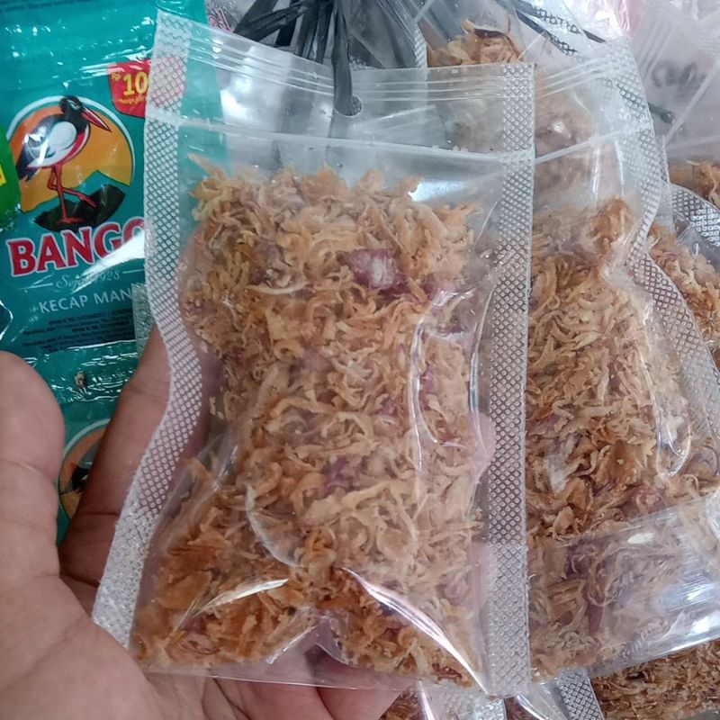 

Brambang goreng kemasan pounch