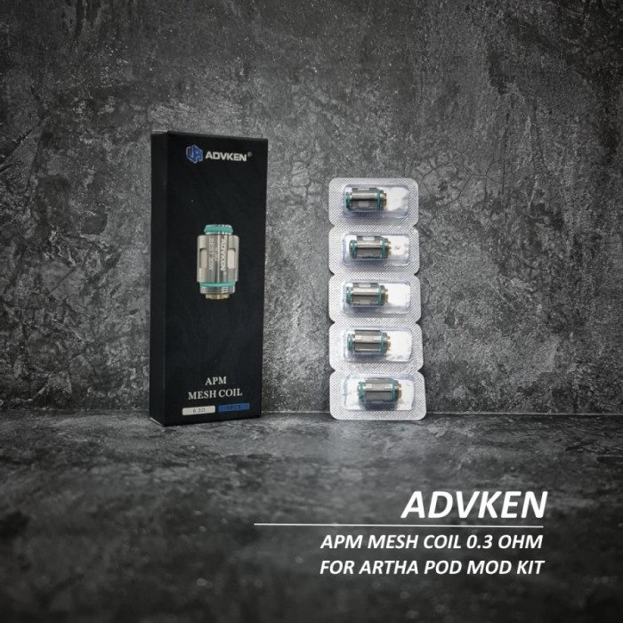 COIL APM 0.3 OHM FOR ARTHA PODxMOD BY ADVKEN