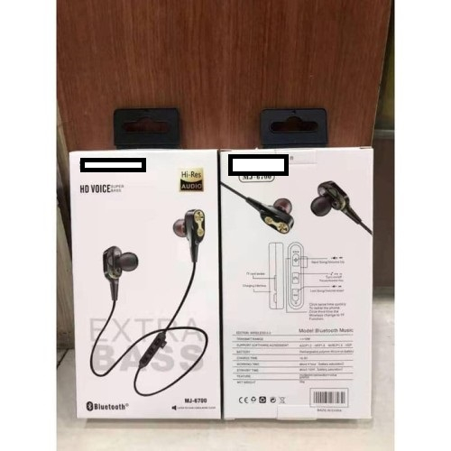 Bluetooth Headset MJ-6700 Wireless