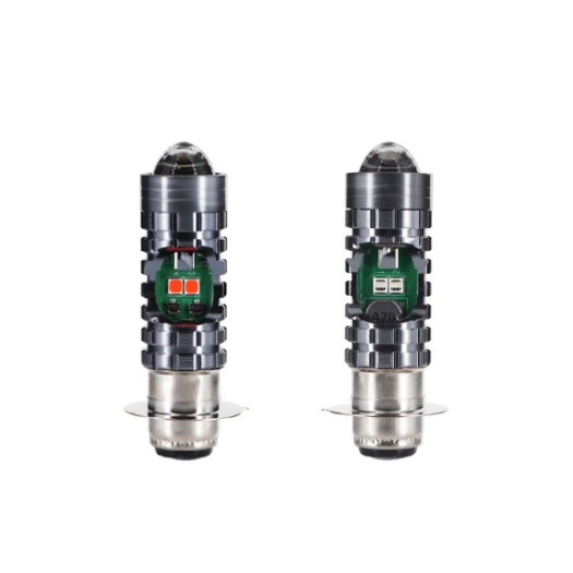 Lampu LED H6 Laser Demon Eyes Strobo Hi Lo Dual Colour Dua Warna AC DC 8-80V