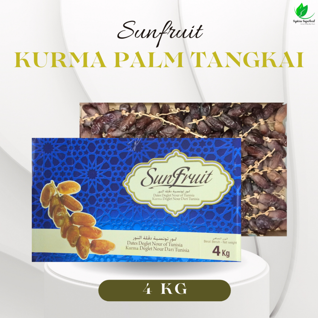 

Kurma Palm Sunfruit Tunisia Tangkai 4kg