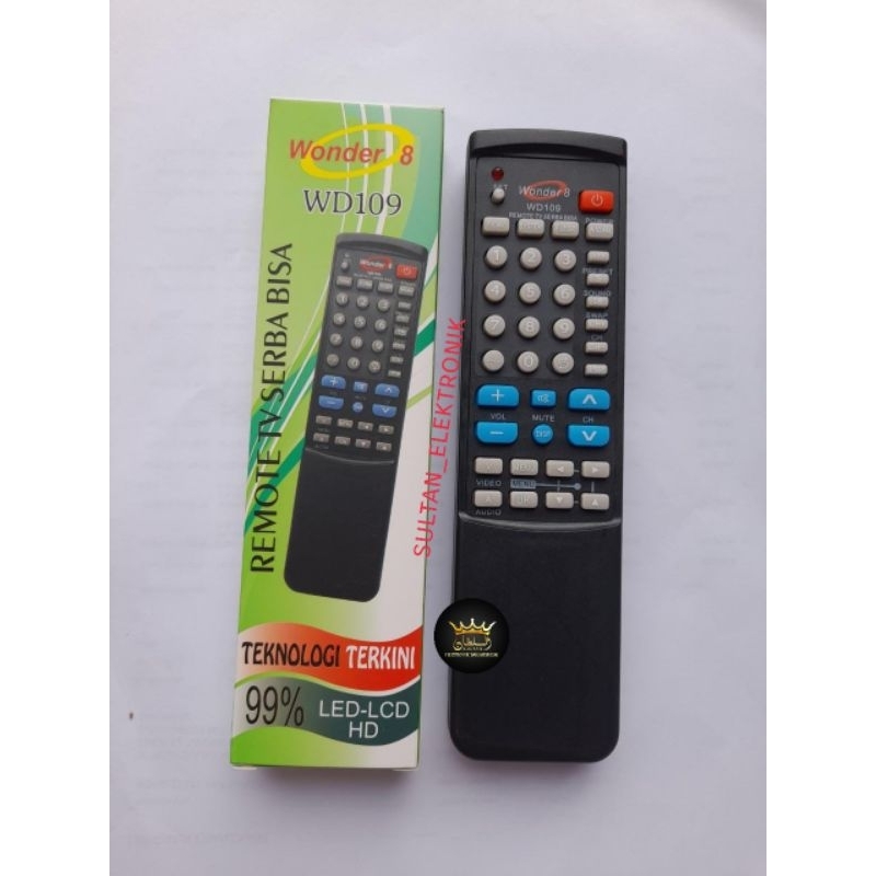 REMOT/REMOTE TV UNIVERSAL SERBA BISA LED/LCD WD109