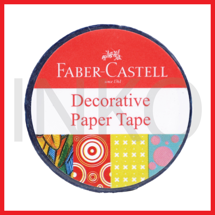 

FABER CASTELL DECORATIVE PAPER TAPE DARK BLUE SKY