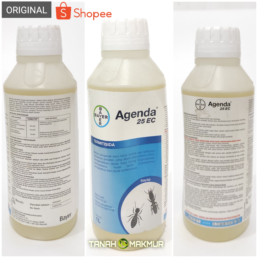 ANTI RAYAP BAYER AGENDA 1 LITER ORIGINAL TIDAK BAU PEMBASMI RAYAP TERBAIK PALING AMPUH ASLI