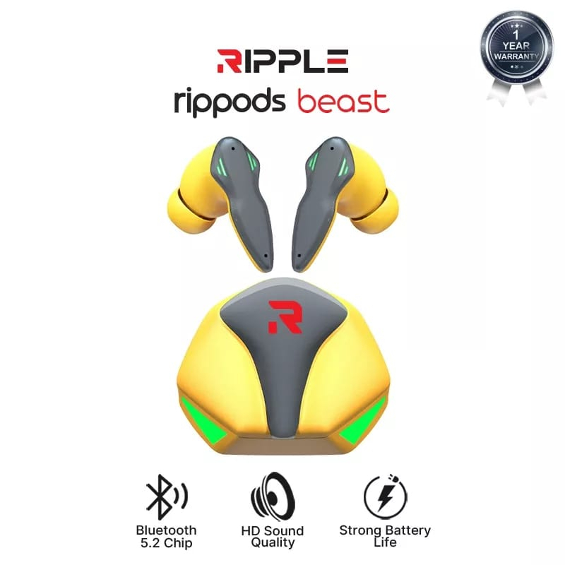Ripple Rippods Beast TWS Headset Bluetooth Earphone Mini Earbuds Earphone