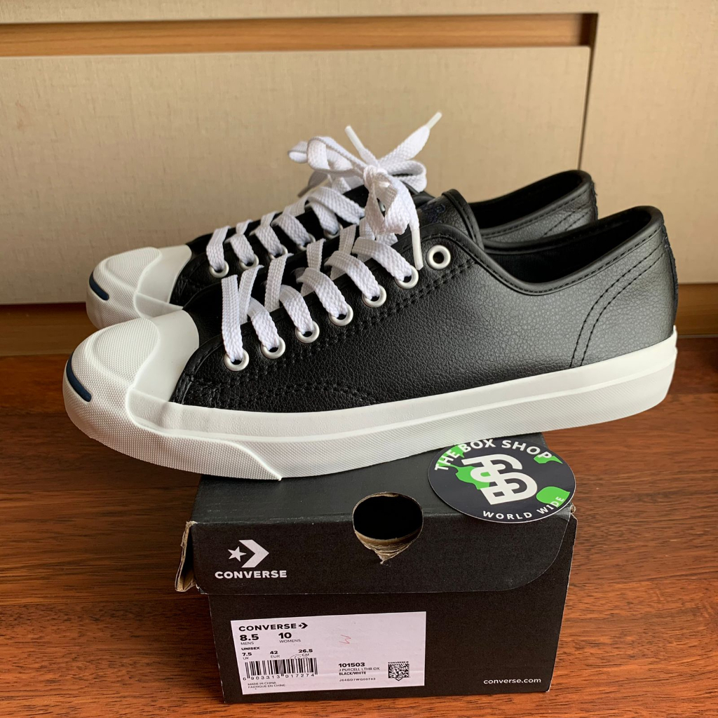 JACK PURCELL LEATHER BLACK BNIB