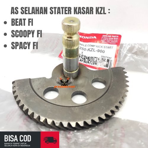 AS SELAHAN GIGI KAMPAK BEAT FI / SPACY FI / SCOOPY INJEKSI / STATER KASAR GEAR GIR STARTER ENGKOLAN 