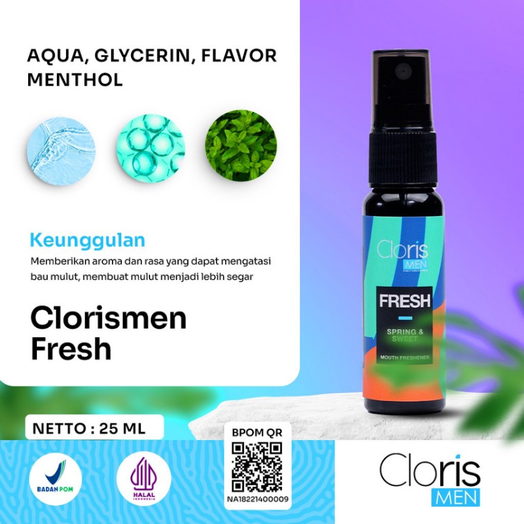 [ Agen Resmi ] Clorismen Fresh - Membantu Mulut Menjadi Tetap Segar Saat Beraktivitas