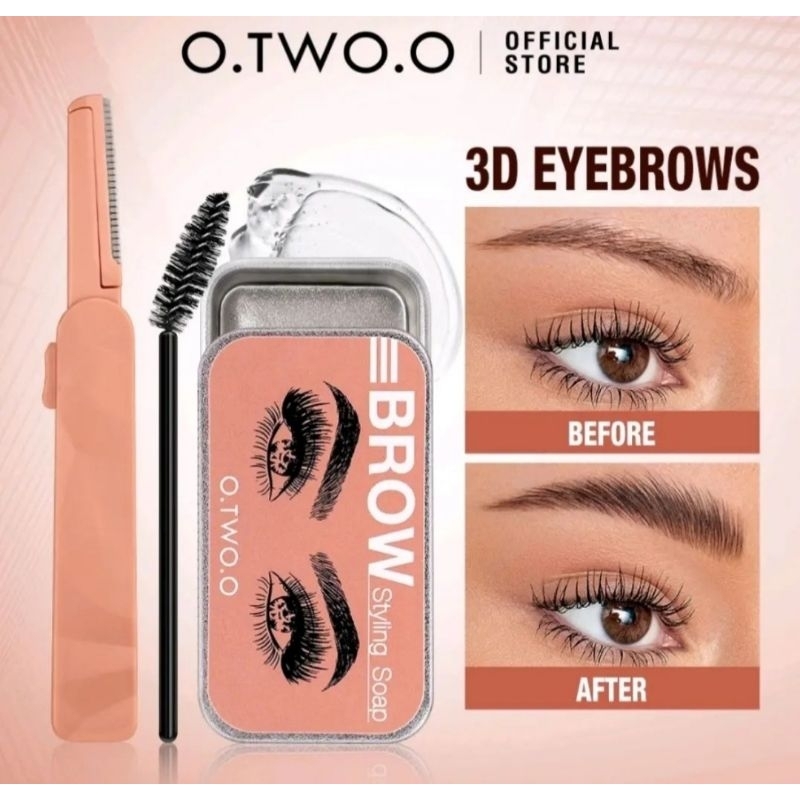 O TWO O eyebrow styling soap - eyebrow gel- plastik