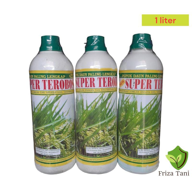 Pupuk Cair Super Terobos 1Liter + Plus Zpt - Untuk Tanaman Padi Super Trobos