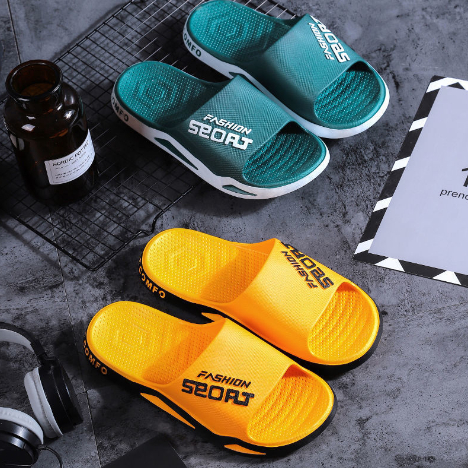 DOMMO - D5782 Sandal Slip On Cowok / Sandal Pria Dewasa Fashion / Sandal Selop Pria / Sandal Jelly Fashion Sport Pria / Sandal Rumah Laki- Laki
