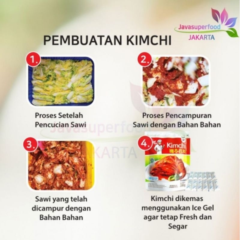 1kg Oppa Kimchi Sawi Fresh - Halal
