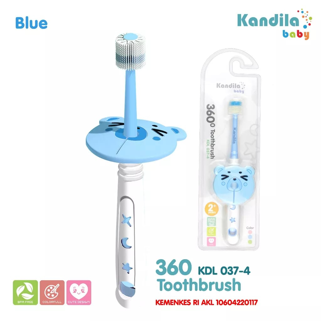 Kandila Baby 360 Toothbrush (KDL037-4) / SIKAT GIGI BAYI / SIKAT GIGI ANAK / SIKAT GIGI 360 DERAJAT / BEST SELLER