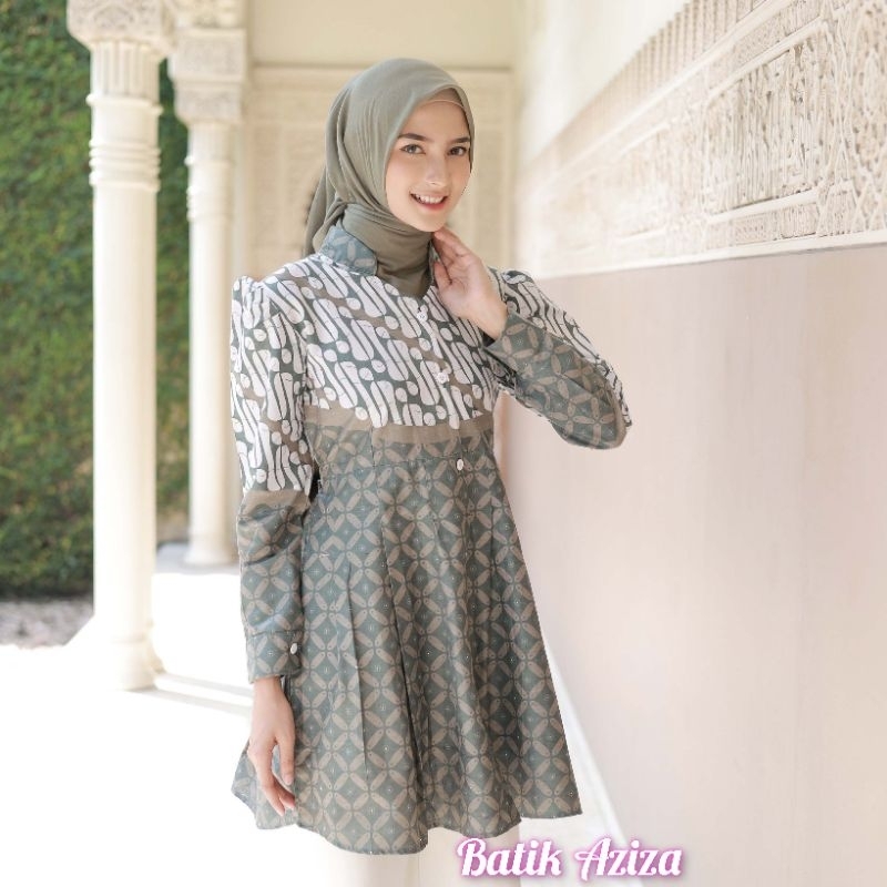 Tunik Batik Wanita Motif ParangAyu by Batik Aziza