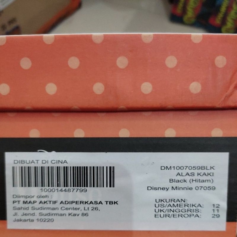 Sepatu Disney Minnie DM1007059BLK