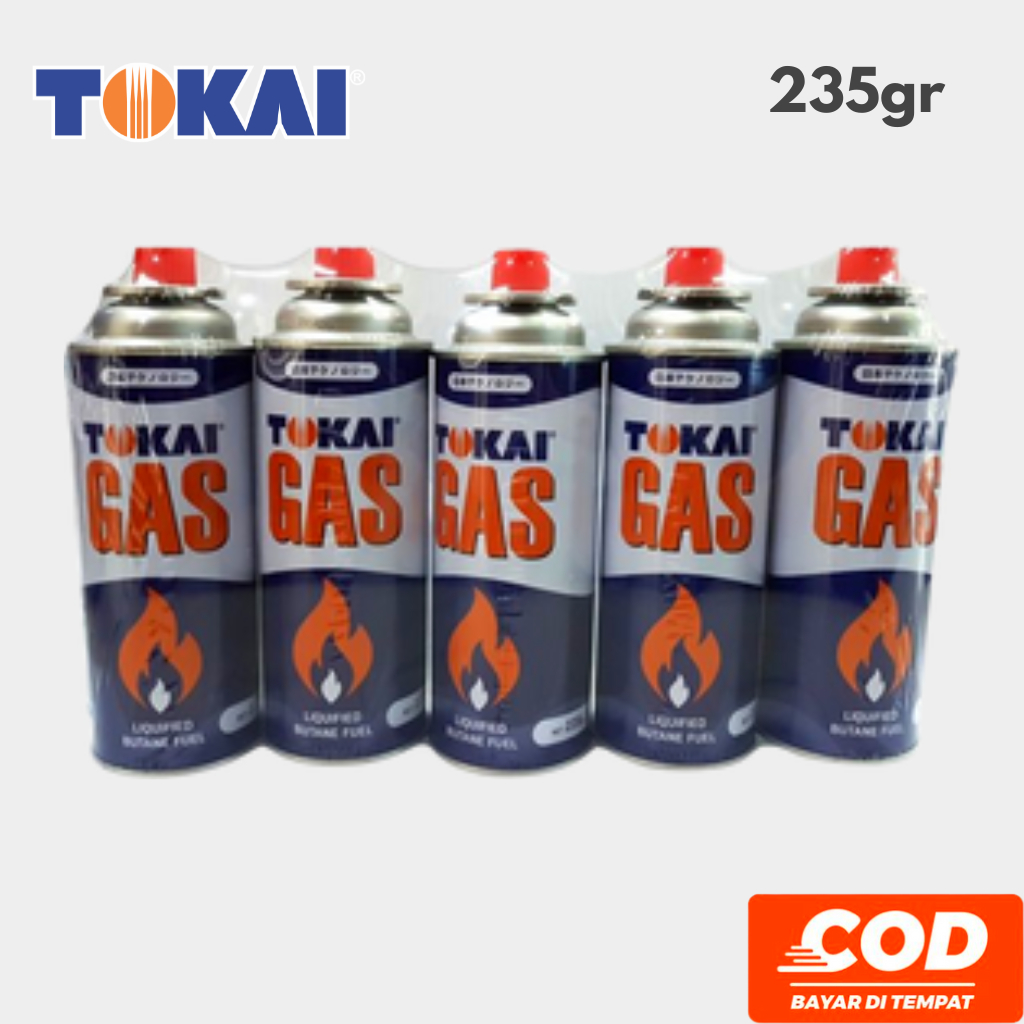 Gas Kaleng / Gas Portable Hi Cook 235gr Bundling 5Pcs