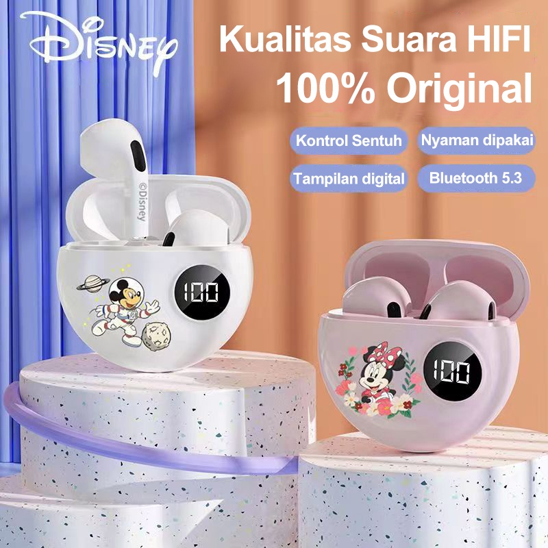 Headset Bluetooth Disney Apro6 TWS 5.3 Earphone Wireless Stereo Bass AH073 - XOBOX