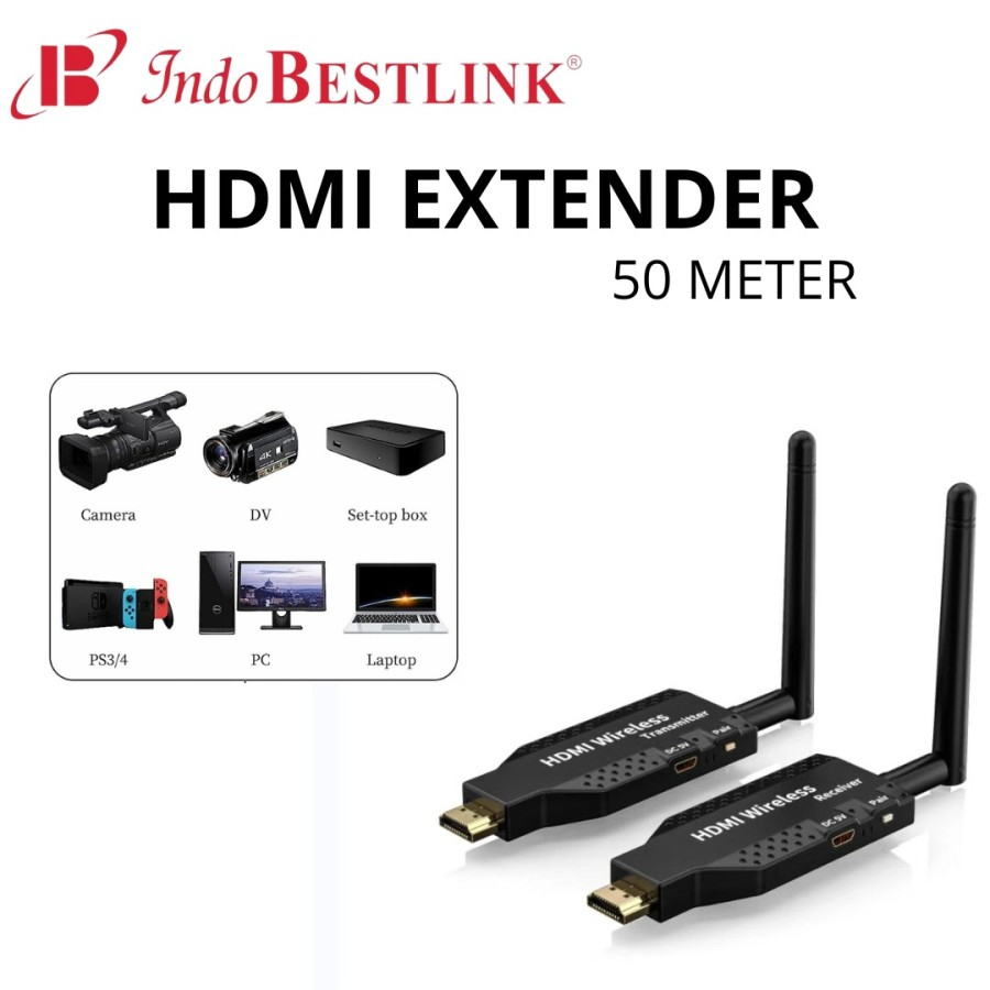 Hdmi Wireless Extender 50meter / Hdmi Extender 50m Wireless