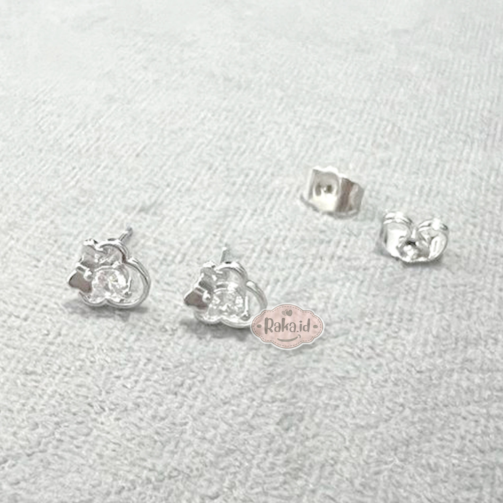 Anting Korean Style Anting Anti Karat Anting Tusuk Motif Minnie Pita 1278