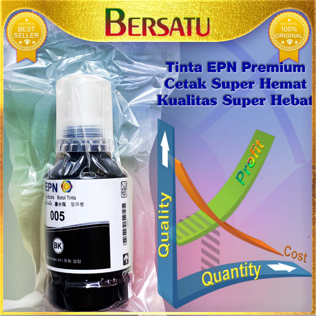 Tinta Epson 005 Pigment Black Premium U/ Printer M1100 M1120 M1140 M1180 M2140 M3140 M3170 M3180