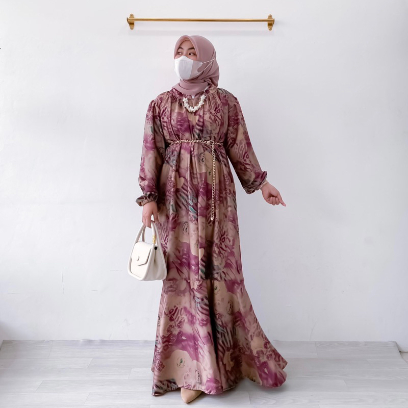 SEATTLE DRESS | GAMIS LEBARAN PAKAIAN WANITA RAYA