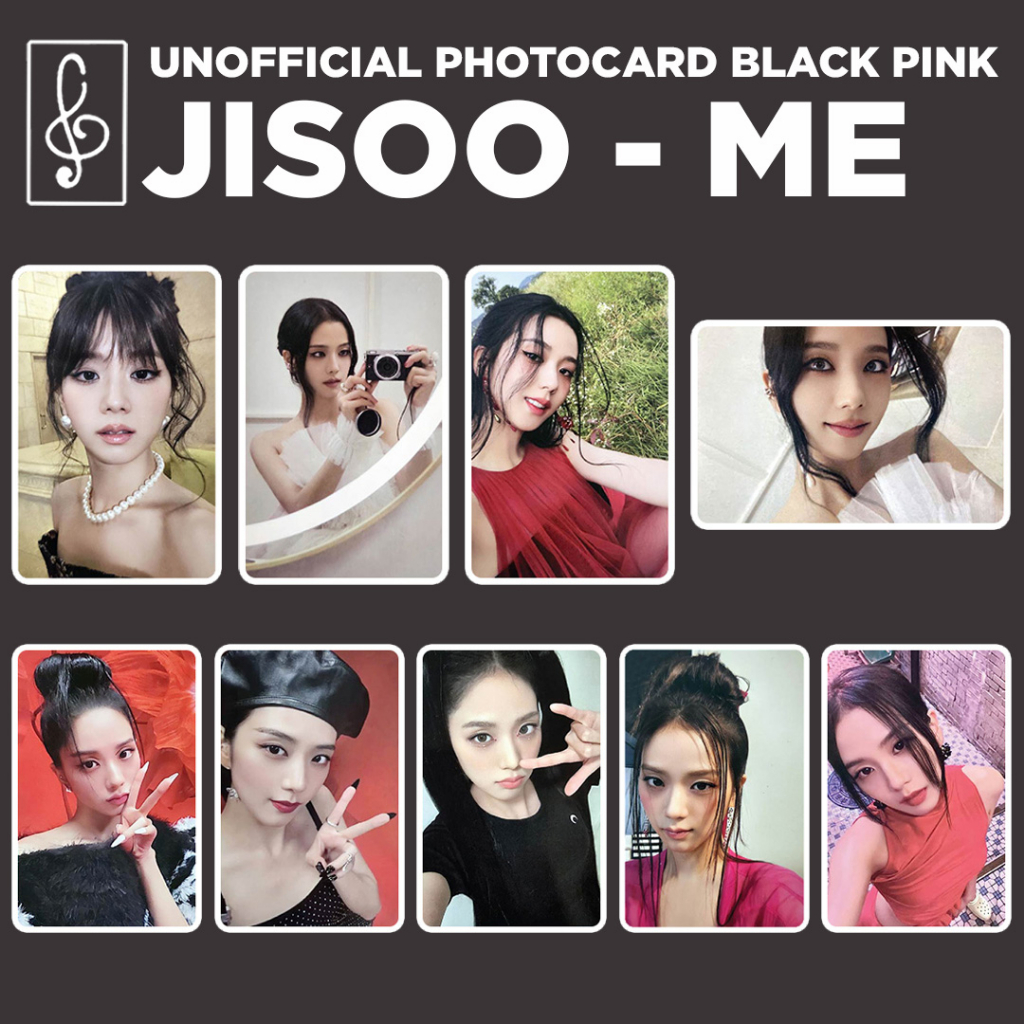 [REPLIKA BLACKPINK] ME JISOO PHOTOCARD  UNOFFICIAL