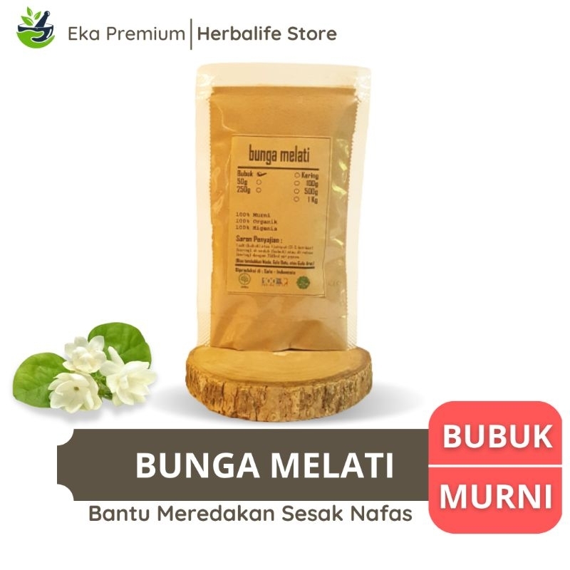 

BUNGA MELATI BUBUK Kembang Jasmine Kering Ramuan Rempah Herbal Murni Jamu Minuman Tradisional