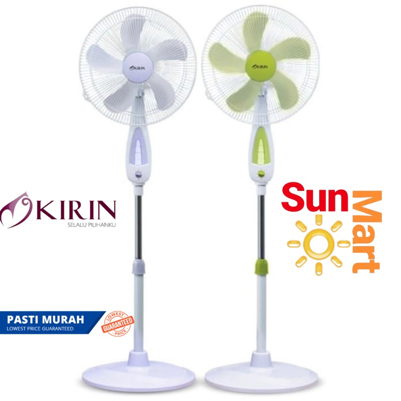 Kipas Angin Kirin KEF 16 SFD / K Stand Fan Kirin Garansi Resmi Termurah