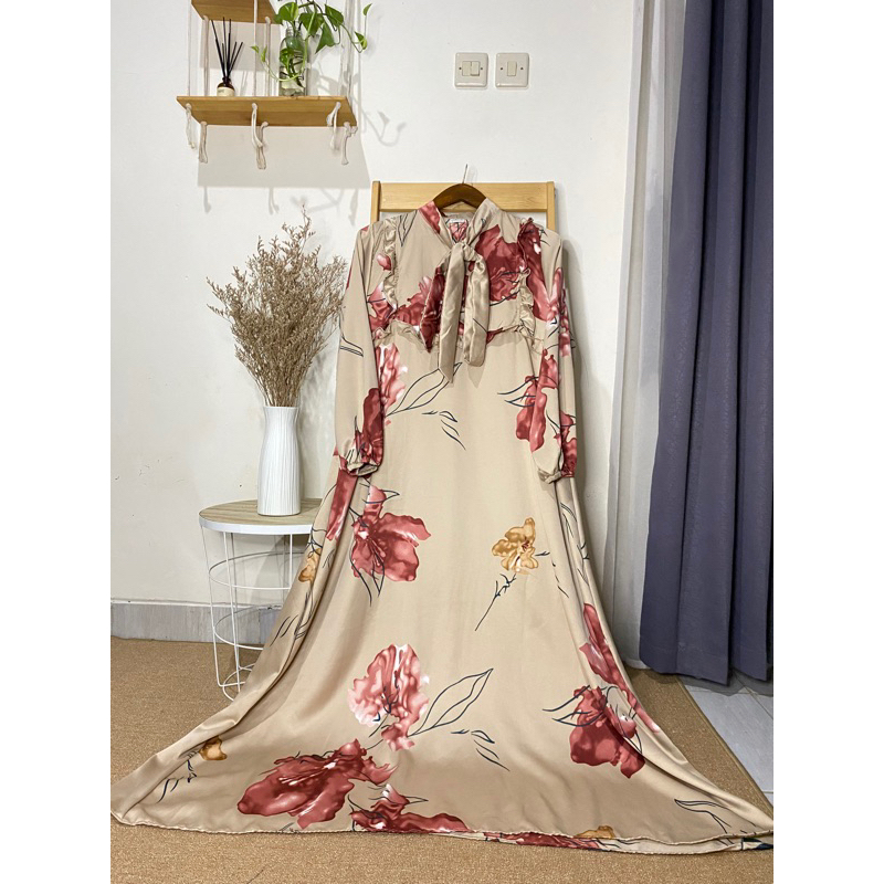 Gamis silk dior premium