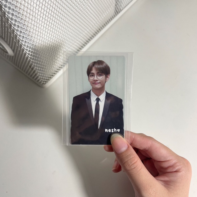 TAEHYUNG TAE MEMORIES MEMO 2018 PHOTOCARD PC