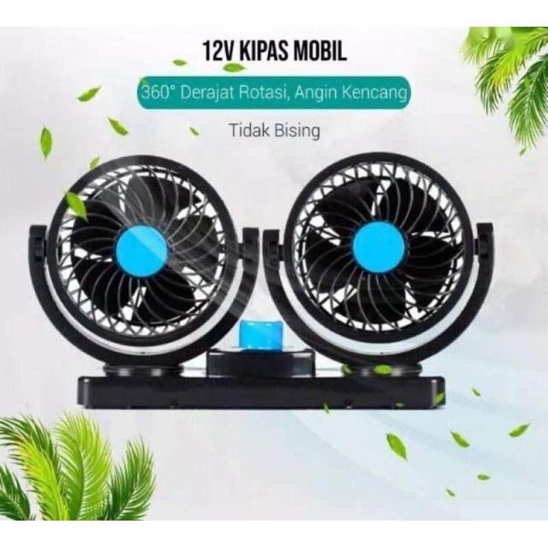 KIPAS ANGIN MOBIL GANDA FAN 12 VOLT DAN 24 VOLT
