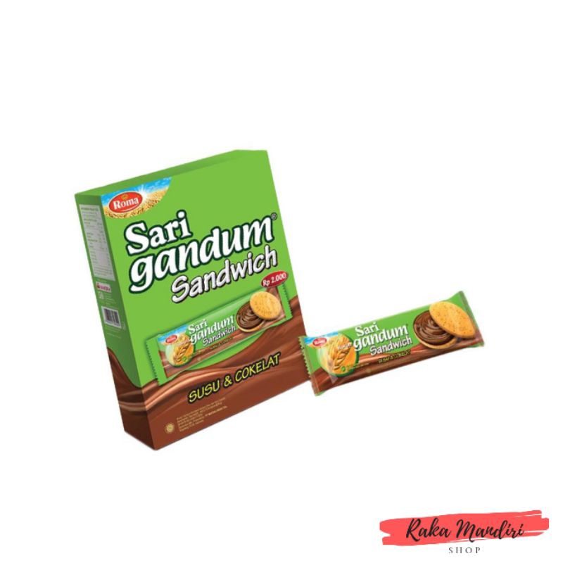 

Roma Sari Gandum Cokelat isi 12 Pcs