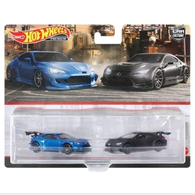 Hot Wheels Premium Car culture 2 Pack Skyline Silhouette Subaru Lexus Mooneyes Original Mattel Hotwheels