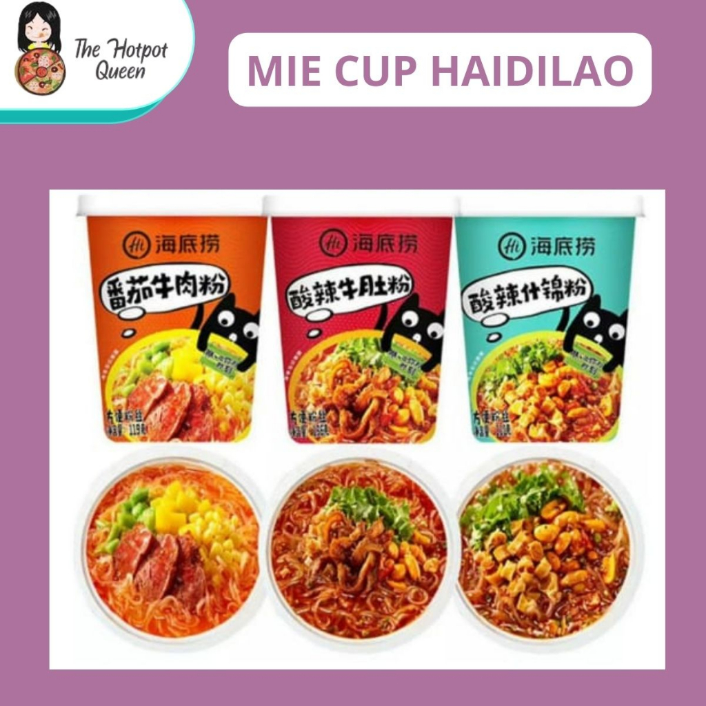 HAIDILAO SOUR SPICY NOODLES CUP/SUAN LA FEN/SHUAN LA FEN CUP 海底捞酸辣粉