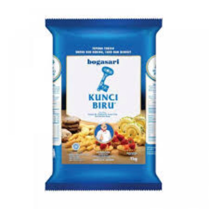 

Tepung Terigu Kunci biru (Pro Rendah) 1 Kg