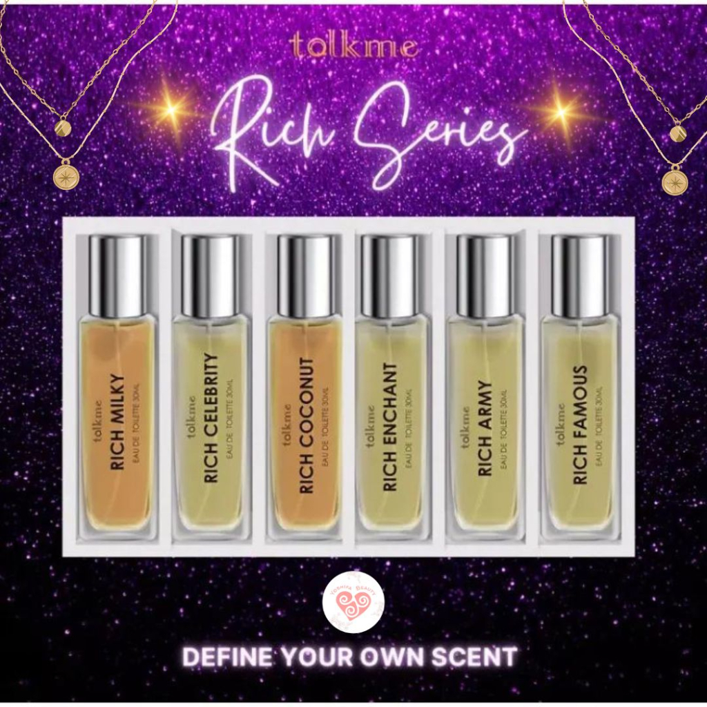 TALKME Parfum Rich Series 30ML - Parfum Eau De Toilette Pria Dan Wanita Tahan Lama