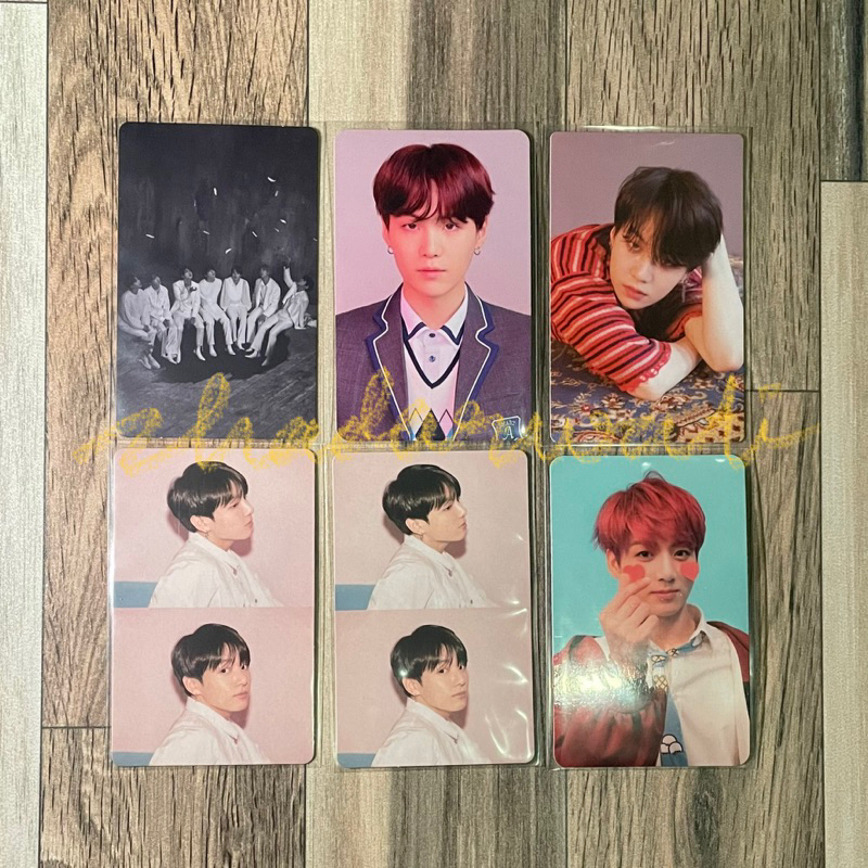 Photocard BTS Official (tear o, yoongi osis answer l, persona 1, answer f jk)