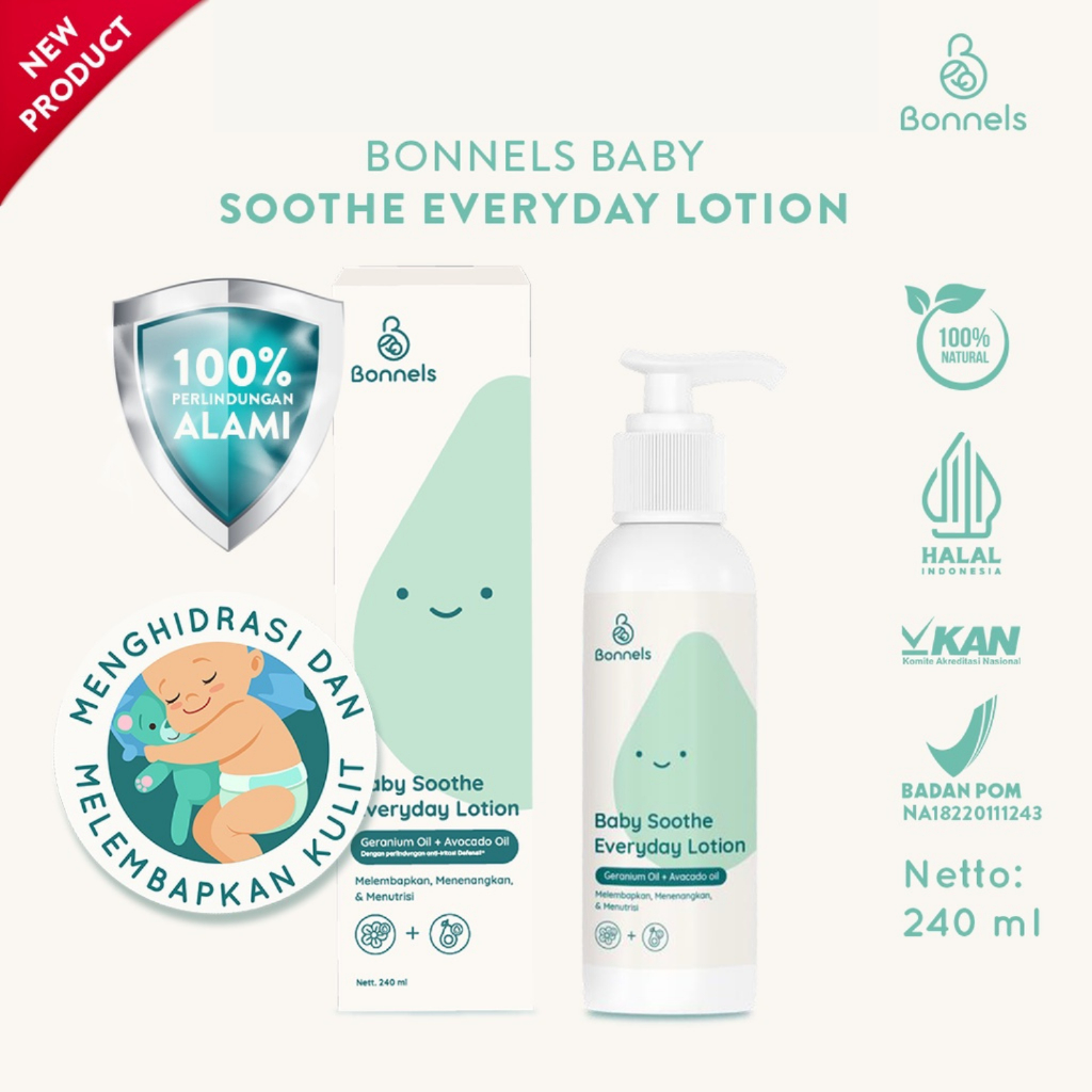 Bonnels Baby Soothe Everyday Lotion Bayi 240ml