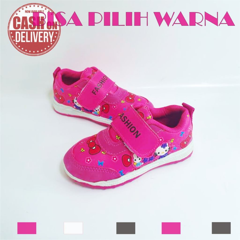 Sepatu sneaker hello kitty cantik bisa cod terbaru