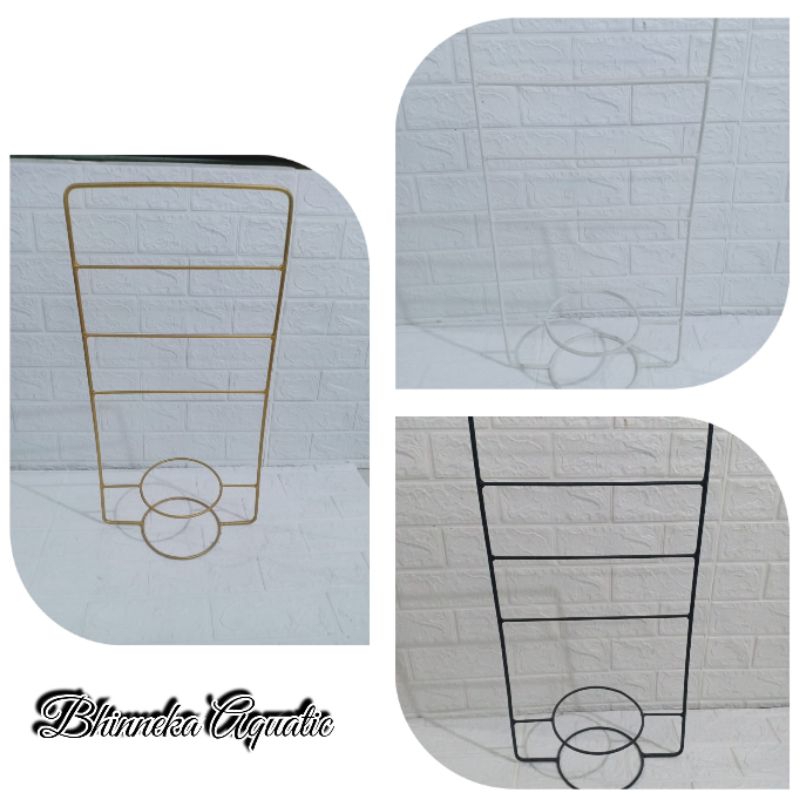 Rak Pot Bunga Besi Standing Tanaman Plus Rambatan