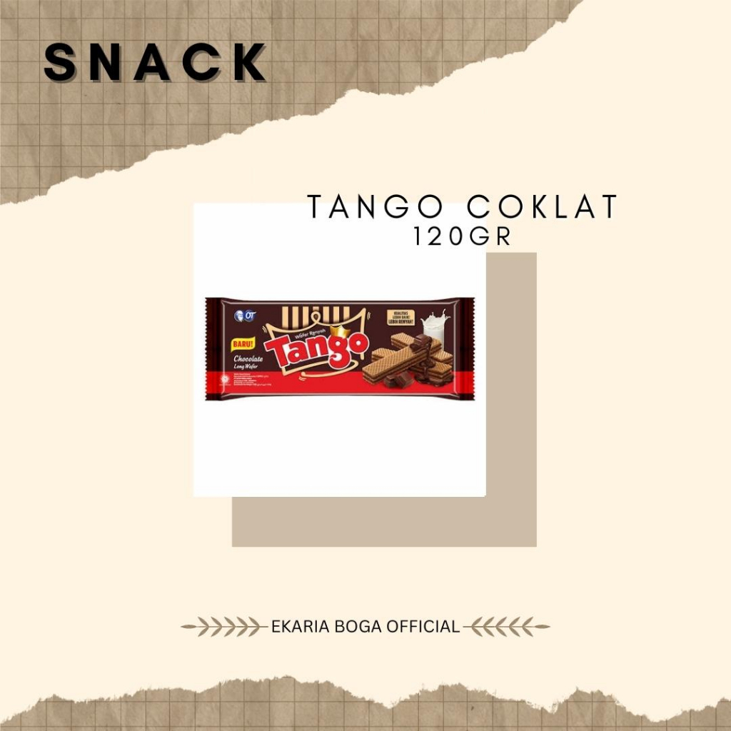 

SNACK | BISKUIT | WAFER | TANGO | TANGO WAFER | TANGO COKLAT 120GR