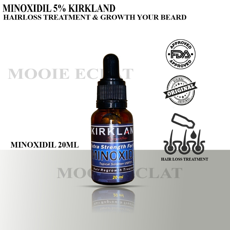 Minoxidil KIRKLAND 20ml PENUMBUH RAMBUT, BREWOK, ALIS TANPA GEN! ORIGINAL!!