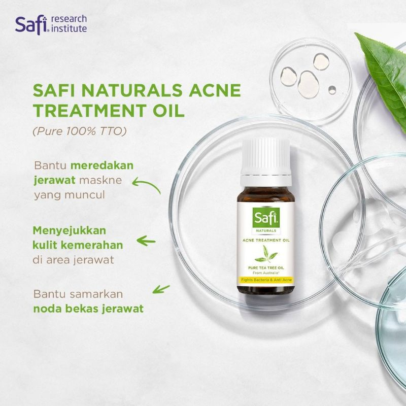 SAFI Naturals Micellar Water Neem | Acne Clarifying Cleanser | Clarifying Toner | Acne Cream Moisturizer | Pure Tea Tree Oil
