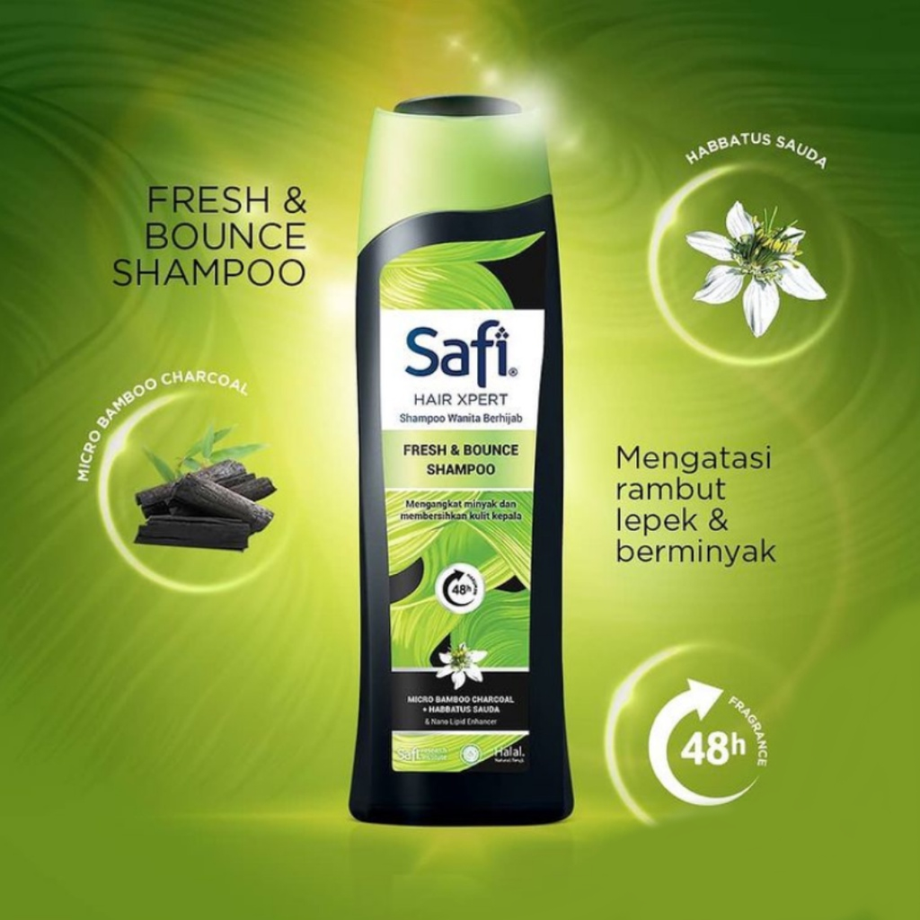 SAFI Hair Xpert Shampoo | Conditioner 160g 180g 320g | Anti Ketombe Rontok Lepek Gatal